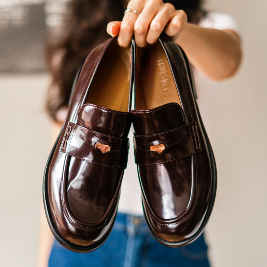 Dress Penny | Burgundy - Image 9
